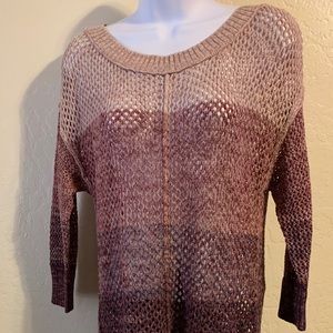 Purple ombré sweater